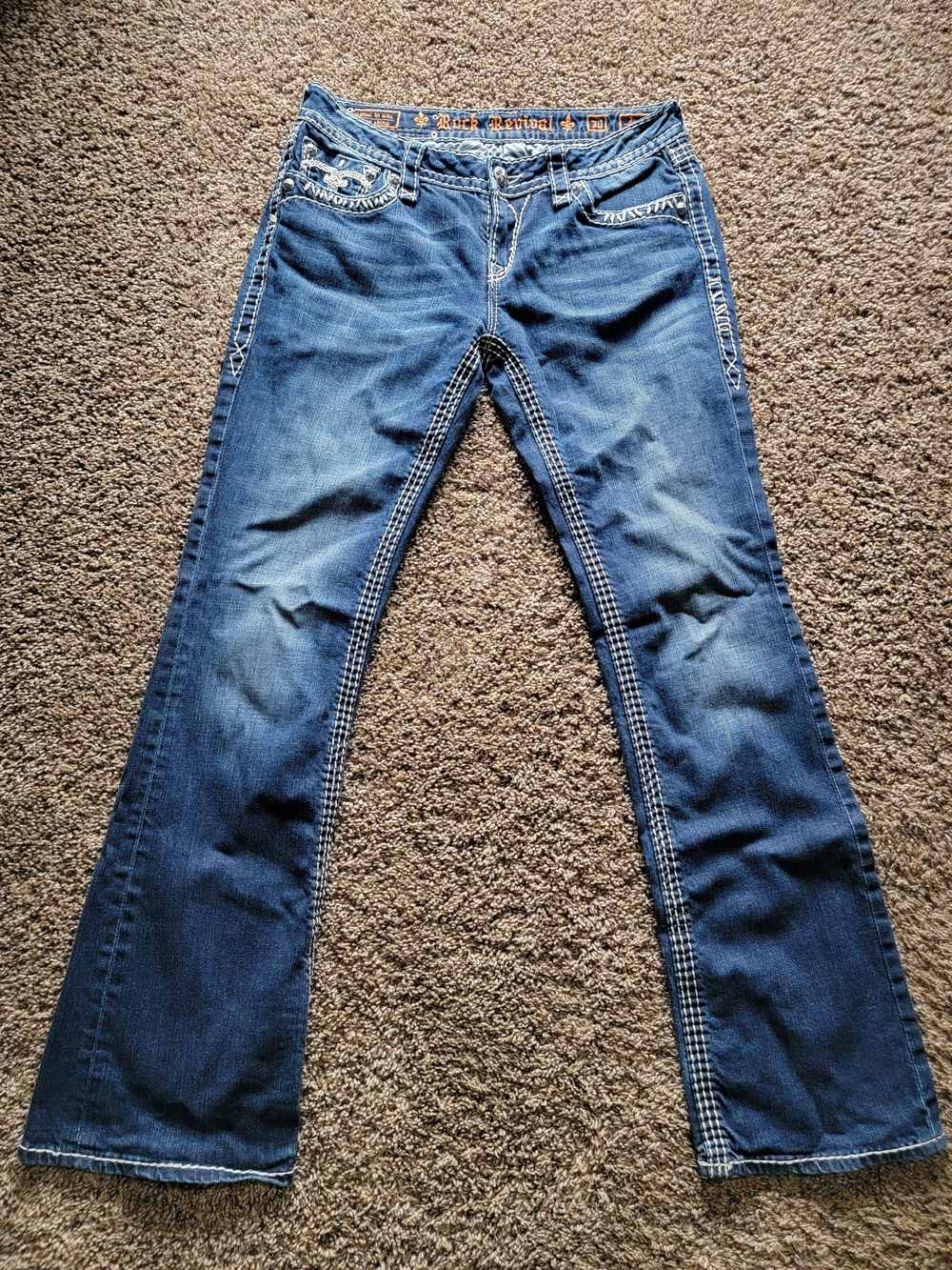Rock Revival Women's Jenna Boot Jeans Size 30